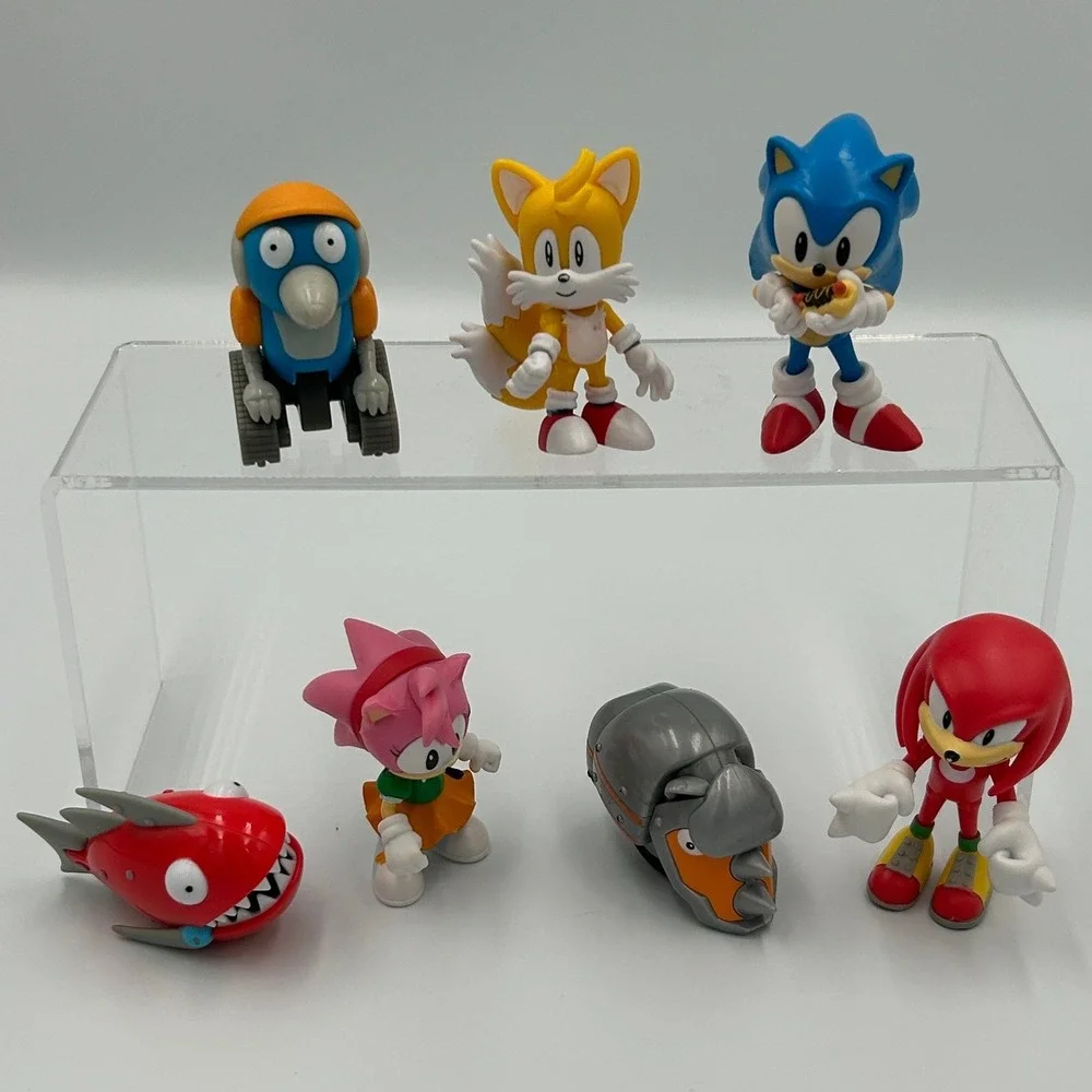 Jakks Pacific Sonic the Hedgehog Action Figure Set Kids OS Multicolor‎ 7pc